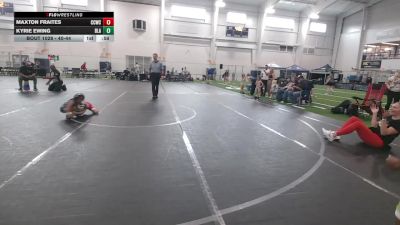 40-44 lbs 3rd Place Match - Maxton Fraites, Capital City Wrestling Club vs Kyrie Ewing, Blackman