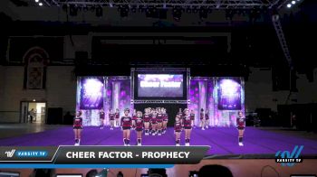 Cheer Factor - Prophecy [2022 L2 Junior - Medium Day 1] 2022 Spirit Unlimited: Battle at the Boardwalk Atlantic City Grand Ntls