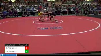 145 lbs Champ. Round 1 - Koda Dipman, Pratt vs Dayton Peterson, Baldwin