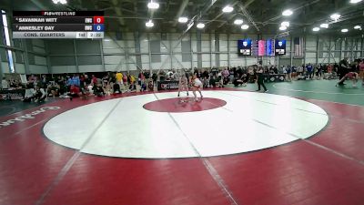 55 kg Cons. Quarters - Savannah Witt, Eagle Wrestling Club vs Annesley Day, Dragon Wrestling Club