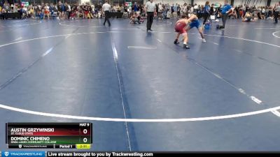 Silver 125 lbs Champ. Round 2 - Dominic Chimeno, Iowa Lakes Community College vs Austin Grzywinski, St. Cloud State