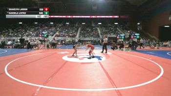 110 lbs Cons. Round 3 - Shaelyn Larkin, Evanston vs Daniela Lopez, Rawlins