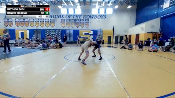 132 lbs Placement (16 Team) - Matthew Bath, Braves WC vs Manuel Moreno, Greasers