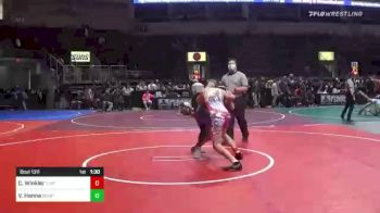 114 lbs Semifinal - Callum Winkler, Thatcher War Eagles vs Vinny Hanna, Semper Fi WC