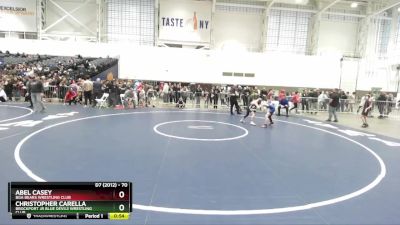 70 lbs Cons. Round 3 - Abel Casey, BGA Bears Wrestling Club vs Christopher Carella, Brockport Jr Blue Devils Wrestling Club