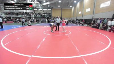 185 lbs Round Of 16 - Cassidy Kenyon, Sanford vs Hillary MacDonald, Lawrence