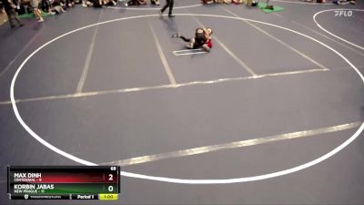 68 lbs Semis & 1st Wrestleback (8 Team) - Max Dinh, Centennial vs Korbin Jabas, New Prague