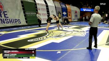 215 Class 4 lbs Cons. Round 2 - Brysen Wessell, Jackson vs Aidan Carver, Raymore-Peculiar