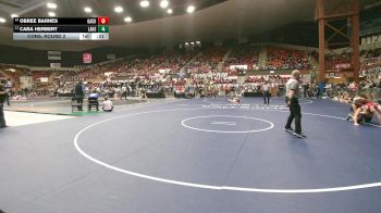 140 lbs Cons. Round 2 - Cara Herbert, Larned HS vs Obree Barnes, Garnett-Anderson County HS