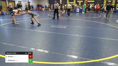 120 lbs Quarterfinal - Emanuel White, Silent Victory vs Liam Williams, State College