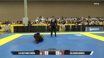 Eva Larissa Mendoza vs Ella Riley Nunez Pascua 2026 IBJJF Jiu-Jitsu CON International