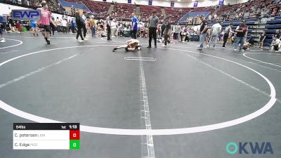 64 lbs Rr Rnd 1 - Cayden Petersen, Lions Wrestling Academy vs Cooper Edge, Piedmont