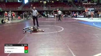 55 lbs Semifinal - West Thompson, Nevada Elite vs Chasyn Wilder, Jr. Panther Wrestling Club