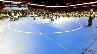 190 Class 1 lbs Semifinal - Connor Henderson, Central (New Madrid County) vs Mayson Edwards, South Harrison
