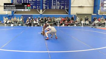 125 lbs Champ. Round 2 - Charlie Pavis, Worcester Polytechnic vs Sei Dolomengi, Bridgewater State