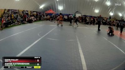 92 lbs Round 3 (6 Team) - Gavin Pulley, WEG3 vs Karter Eusterwiemann, Warrior RTC