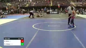 61 lbs Round Of 32 - Rj Winn, Elite Force Wrestling vs Nainoa Albeso, Team Aggression