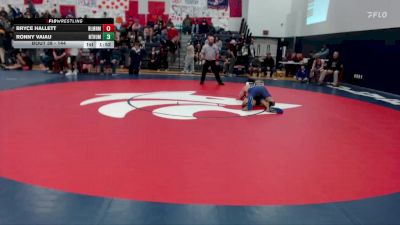 144 lbs Champ. Round 1 - Ronny Vaiau, North Thurston vs Bryce Hallett, Bellarmine Prep
