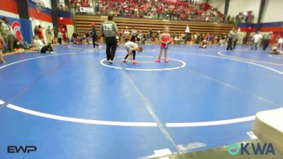 67 lbs Consolation - Paisley Allen, Caney Valley Wrestling vs Camberleigh Hausner, Sperry Wrestling Club