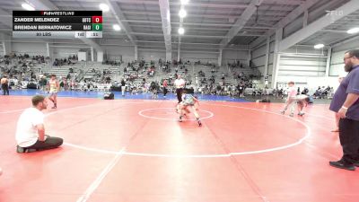 80 lbs Rr Rnd 1 - Zander Melendez, Team Gotcha Blue vs Brendan Bernatowicz, Ragin Raisins Catawba ES