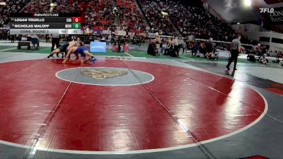 6A 285 lbs Cons. Round 3 - Nicholas Maloff, Meridian vs Logan Trujillo, Coeur D Alene