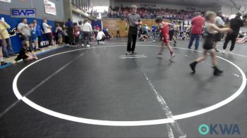 49 lbs Round Of 16 - Grayson Trace, Del City Little League vs Max Harris, Shelton Wrestling Academy