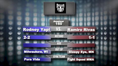 Rodney Yapi vs. Ramiro Rivas - Driller MMA A-Town Throwdown XII