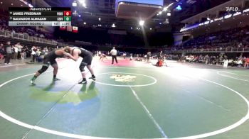 285 lbs Champ. Round 2 - Salvador Almazan, Central Valley vs James Friedman, Ponderosa