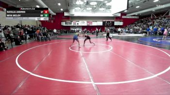 115 lbs Cons. Round 2 - Natalia Andres, College Park vs Miya Mcloy, Newark Memorial