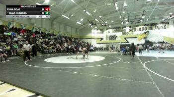 115 lbs Champ. Round 2 - Elias Pedroza, Granite Hills vs Ryan Sicat, Torrey Pines