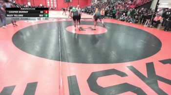 215 lbs Champ. Round 1 - Riley Tellers, New Lenox (PROVIDENCE CATHOLIC) vs Cooper Murray, St. Charles (EAST)