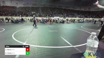 67 lbs Quarterfinal - Colby Revis, Pocola Youth Wrestling vs Grayson Hazen, Woodland Wrestling Club