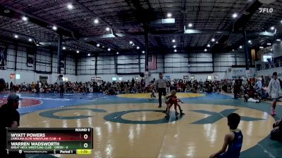 50 lbs Round 5 (6 Team) - Wyatt Powers, CAROLINA ELITE WRESTLING CLUB vs Warren Wadsworth, GREAT NECK WRESTLING CLUB - GREEN