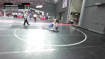 125 lbs Champ. Round 2 - Jacob Penzkover, LAW vs Wyatt Anderson, Cadott