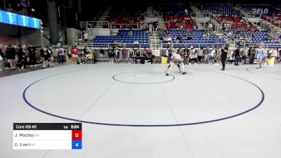 138 lbs Cons 128 #2 - Jaxon Mackey, NV vs Daniel Evert, MT