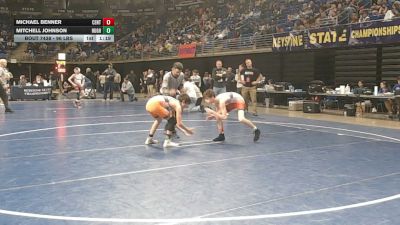 96 lbs Consy 1 - Michael Benner, Central Dauphin vs Mitchell Johnson, Hughesville
