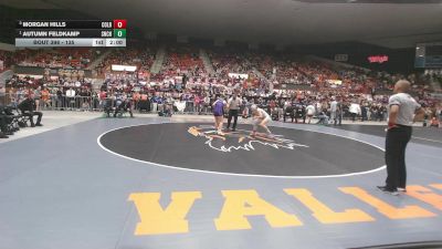 135 lbs 1st Place Match - Autumn Feldkamp, Seneca-Nemaha Central HS vs Morgan Hills, Colby HS