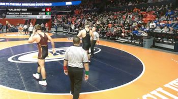 1A 285 lbs Cons. Semi - Breckin Campbell, Richmond (R.-Burton) vs Caleb Reymer, Erie