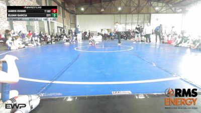 64 lbs Rr Rnd 2 - James Evans, Team Tulsa NDT vs Elijah Garcia, Standfast