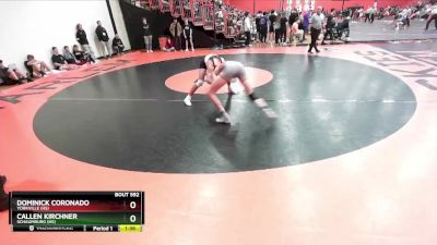 144 lbs Cons. Round 4 - Callen Kirchner, SCHAUMBURG (HS) vs Dominick Coronado, YORKVILLE (HS)