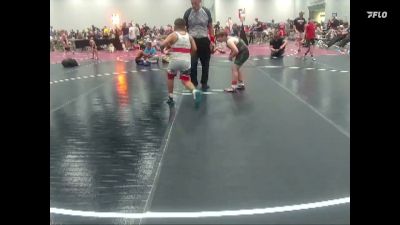 90 lbs Round 3 (4 Team) - Luis Martinez Jr., SC United vs Hunter Litten, MF Purge
