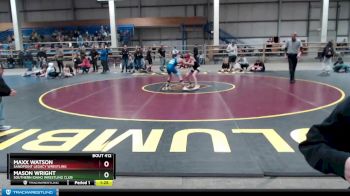 84 lbs 2nd Place Match - Maxx Watson, Sandpoint Legacy Wrestling vs Mason Wright, Southern Idaho Wrestling Club