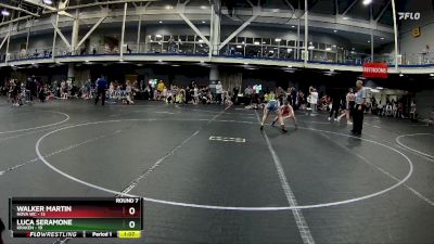 100 lbs Round 7 (8 Team) - Luca Seramone, Kraken vs Walker Martin, NOVA WC