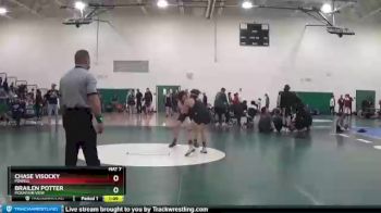 138 lbs Cons. Round 3 - Chase Visocky, Powell vs Brailen Potter, Mountain View