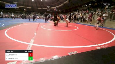 43 lbs Consi Of 4 - Cutter Carson, Salina Wrestling Club vs Eli Esparza, Mission Wrestling Club