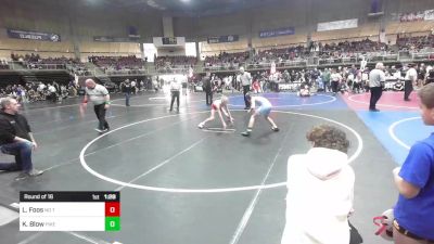 102 lbs Round Of 16 - Liam Foos, No Team vs Kyle Blow, Pikes Peak Warriors