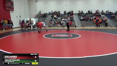 190 lbs Cons. Round 1 - Trevor Phillips, Columbus/WMU vs Jose Ramirez, Highland, Riverside