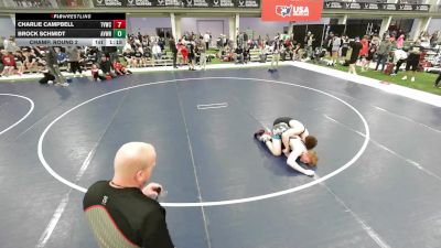 JR BOYS HARD LUCK - 181.4-186 Champ. Round 2 - Charlie Campbell, Team Valley Wrestling Club vs Brock Schmidt, Aviators Wrestling