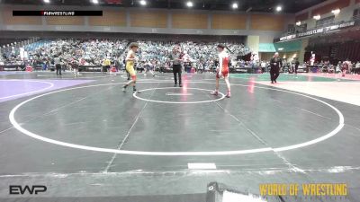 132 lbs Consi Of 16 #2 - Riley Sims, Golden Hawks Wrestling Club vs Jake Simmons, Oakdale