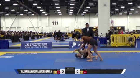 VALENTINA JAVIERA LARRONDO PEÑA vs GABRIELLE ALVARENGA BAPTISTA 2025 World IBJJF Jiu-Jitsu No-Gi Championship